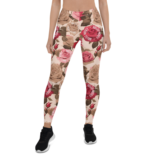 HM Floral (Pink/Red/Brown) Leggings