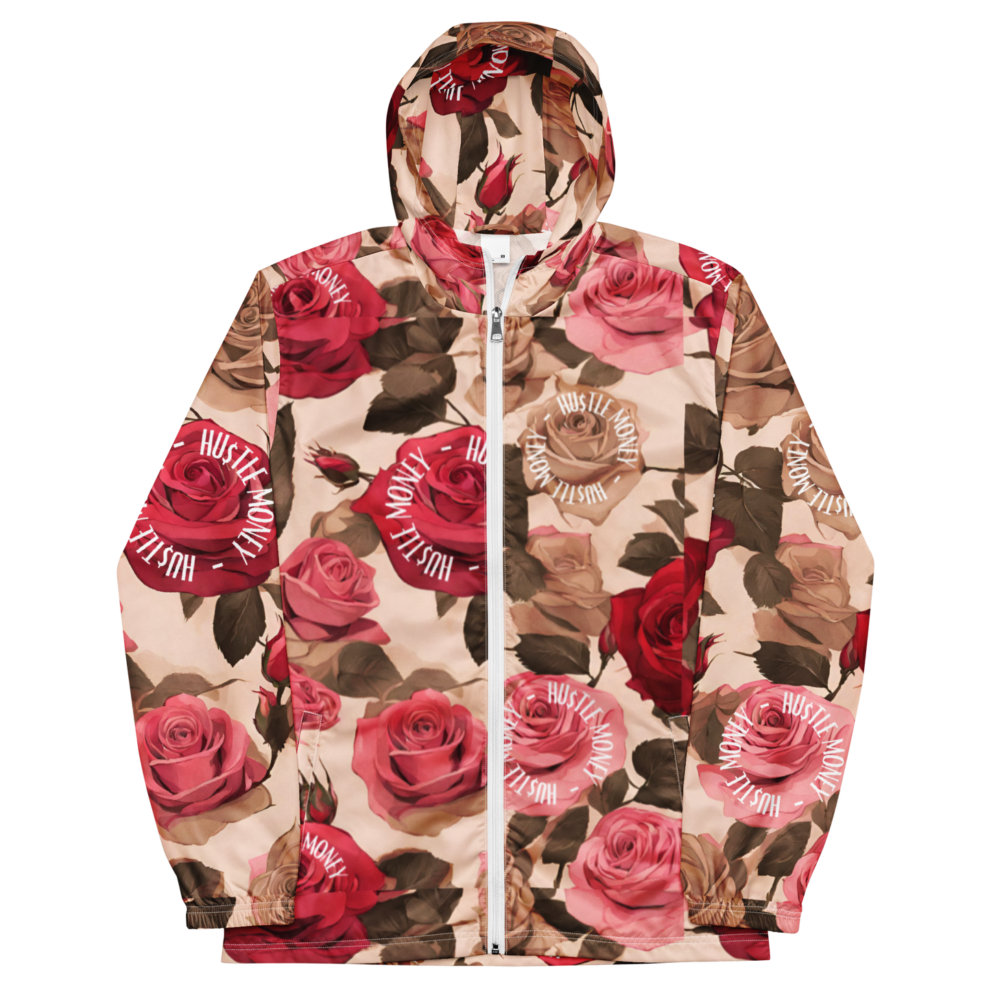 HM Floral Windbreaker (Red/Blush/Brown)