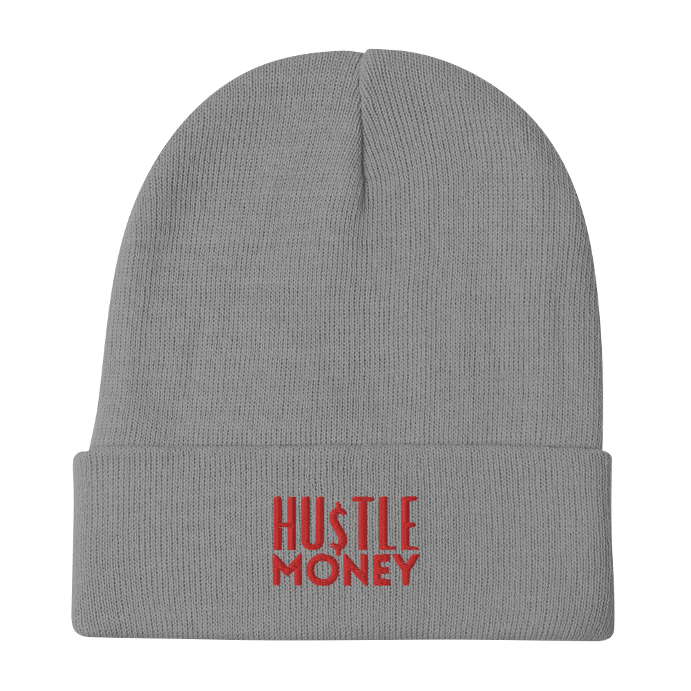 HM Classic Embroidered Beanie (RED)