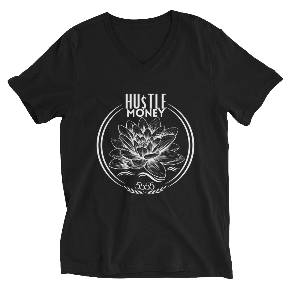 Unisex HM 5s V-Neck T-Shirt (White)