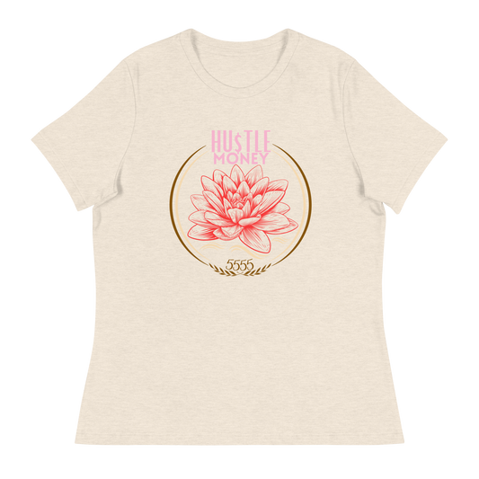 Women's HM 5s T-Shirt Tan (Pink/Red/Brown)